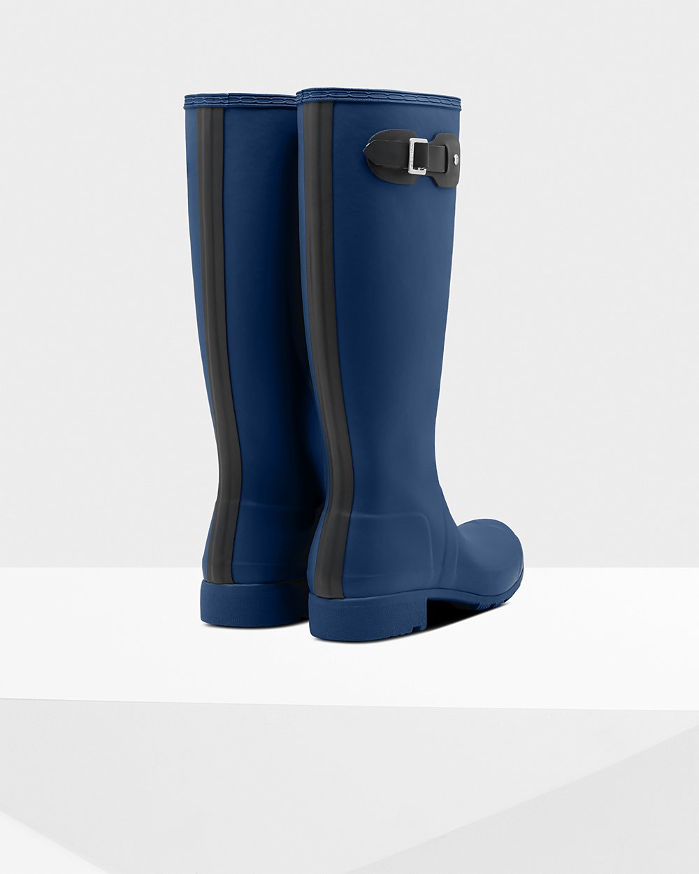 Hunter Mujer Original Tour Foldable - Botas de Lluvia Azul Marino - 730-RVSBFN